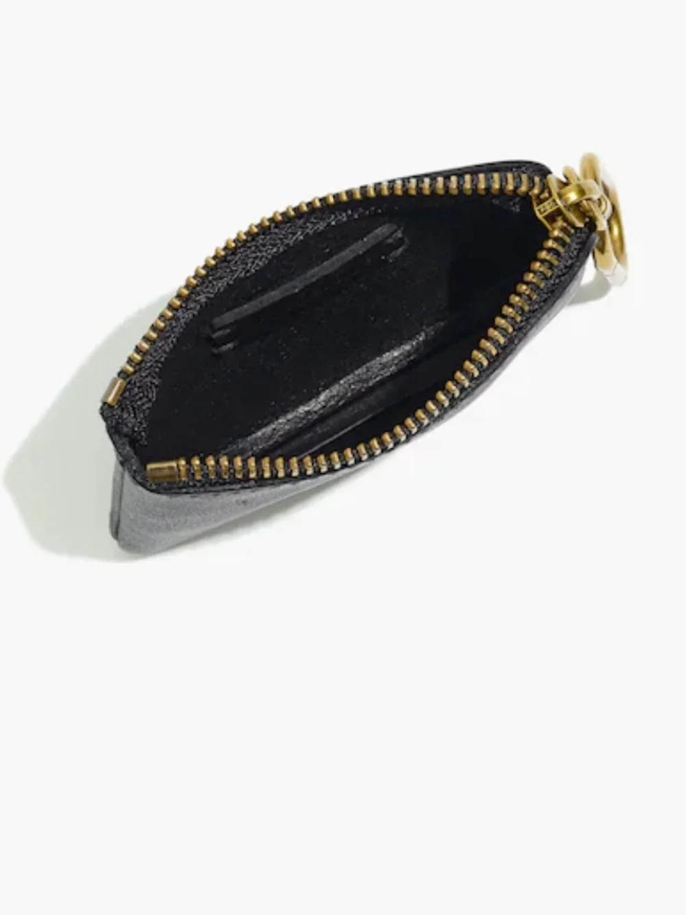 Madewell leather carabiner mini pouch